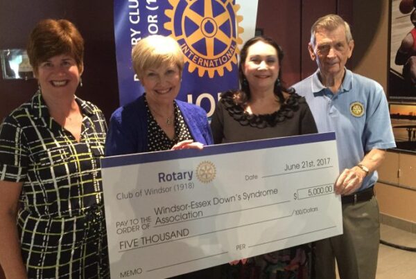 Thank you Rotary Club of Windsor!